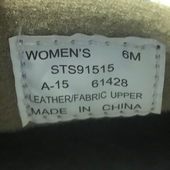 Sperry Top Sider Size 6 Leather Metallic Silver Loafer Boat Shoes - Picture 5 of 5